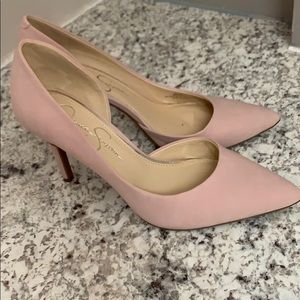 Blush pink Jessica Simpson heels 3”